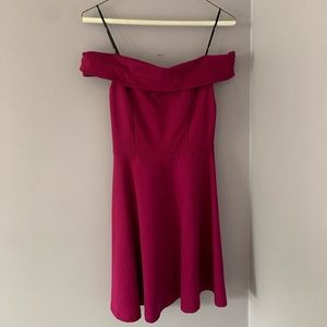 Wine Colored Off The Shoulder